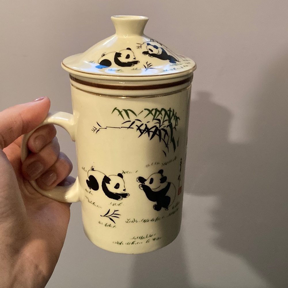 🐼 Panda Tea Mug Set ☕️